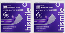 Hismile V34 Whitening Strips, Teeth WhiteningStrips, Purple Tooth Whitening-2PCS