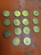 Lot Of 14 McDonald's 50 Years Of Big Mac Collectors Coin Various Years