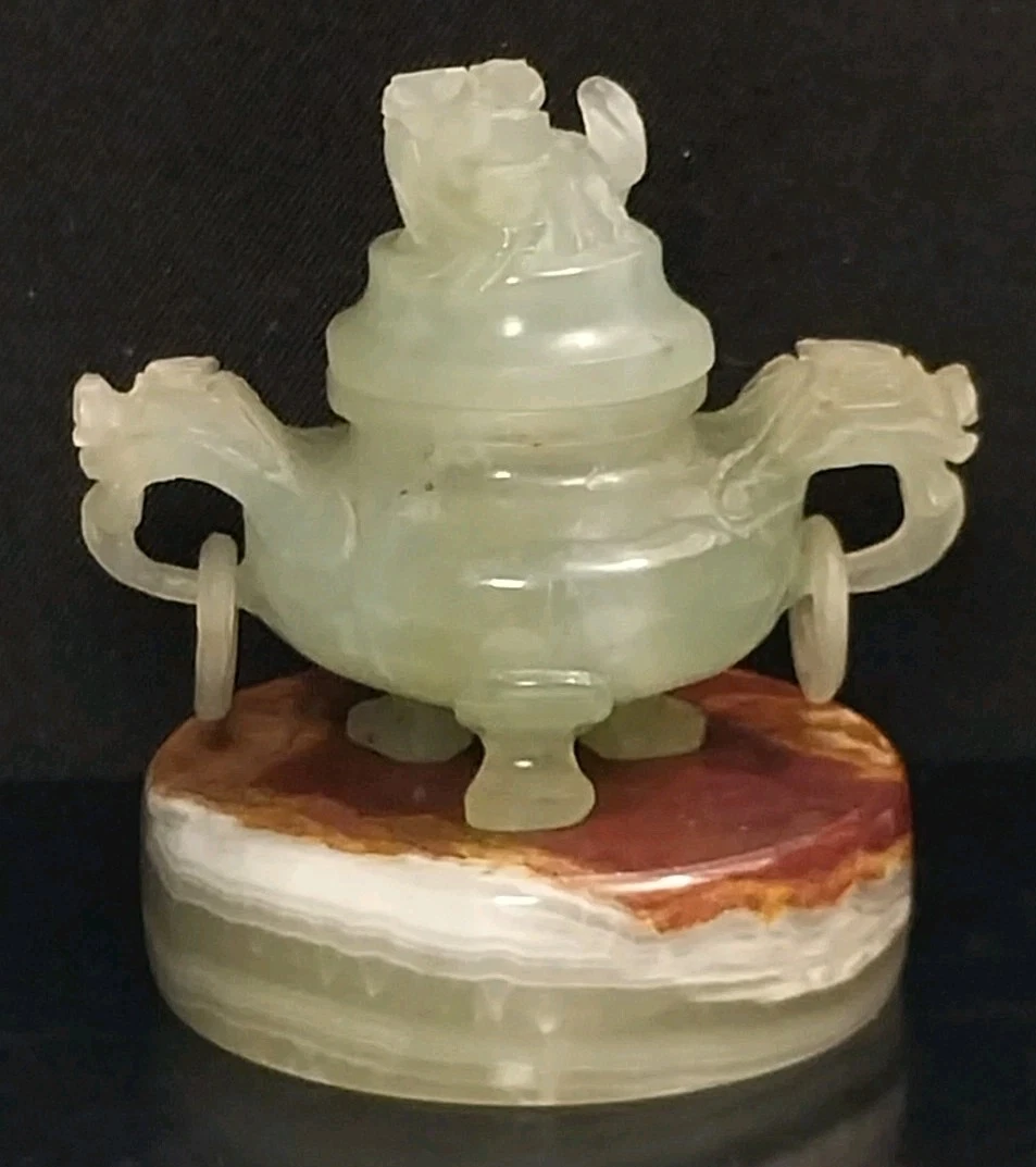 玉香炉 古董中国玉石香炉1900-1940 | eBay