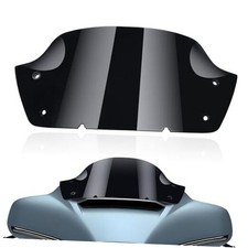 9" Motorcycle Windshield Windscreen Headlight Fairing Cowl Accessory Dark Gray