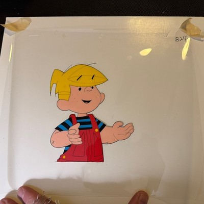 Dennis The Menace Animation Sericel Estate Find Marked B24 Vintage Animation Art