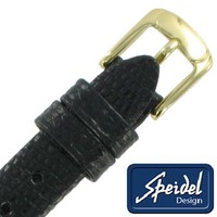 Speidel 14mm Regular Ladies Black Genuine Lizard Watch Strap Band on sale Speidel 14mm Regular Ladies Black Genuine Lizard Watch Strap Band on sale