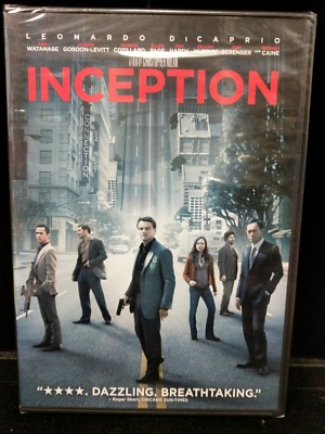 New Sealed Inception Acton Adventure Dicaprio 200 DVD M4-EE