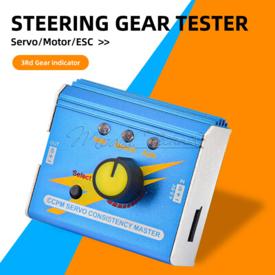 Servo Tester Metal Steering Gear Tester Motor ESC Test 3-Mode For RC Helicopter
