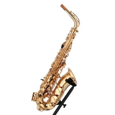 Yamaha YAS-62II Alto Saxophone Gold lacquer All pads replaced w/Mouthpiece Strap