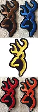 Browning Embroidered Iron on Patch, Hunting Badge, Deer Head Firearm patch