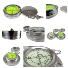 Spirit Level Vial 110mm and 70mm Round Bubble Shelf Leveller Caravan Table Floor