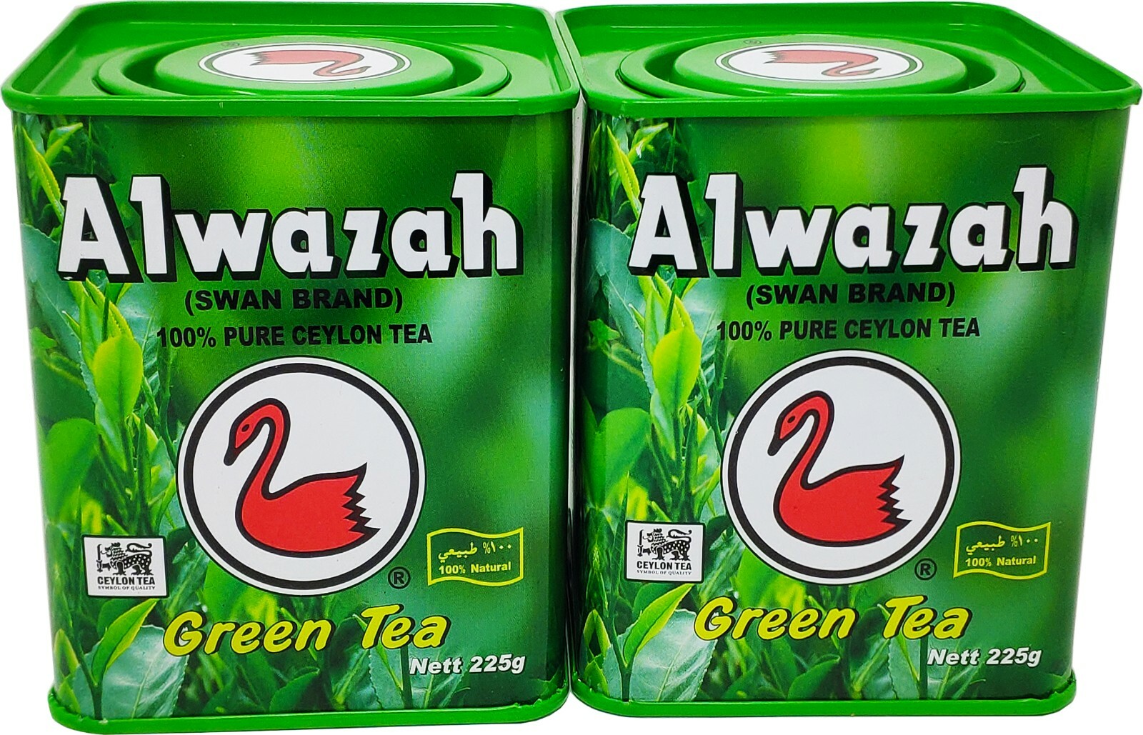 ALwazah Tea 100 Pure Ceylon Loose Green Tea in Metal Tin Caddy 225g 450g eBay