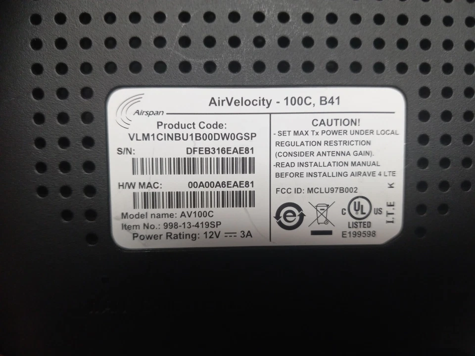 Sprint Airave Support AV100C NO Power Supply - Image 3 of 4
