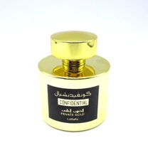 Lattafa Confidential Private Gold Eau De Parfum Spray Unisex ~ 100 ml / 3.4 oz ~
