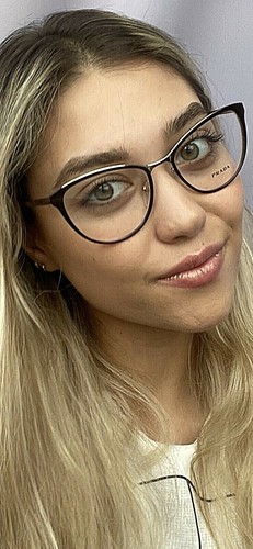 Neu PRADA VPR 5T5 DHO-1O1 54mm Aubergine Cat Eye Damen Brille Brillengestell #6 - Bild 5 von 11