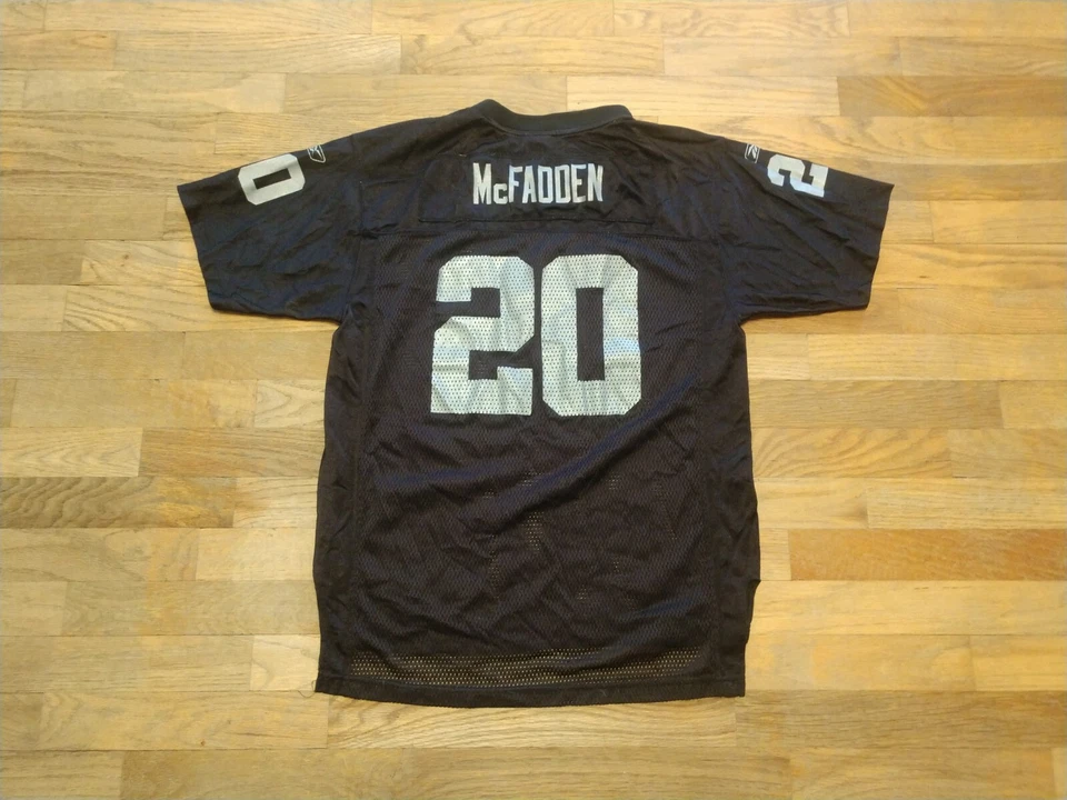 Camiseta deportiva de los Oakland Raiders Darren McFadden #20 On Field NFL Reebok YOUTH XL  Foto 2 de 4