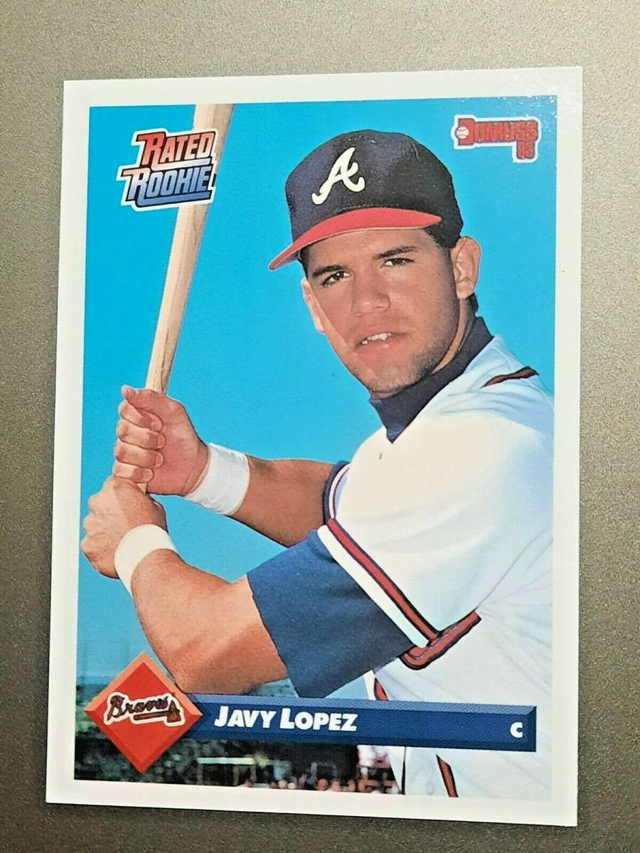 JAVY LOPEZ ROOKIE CARD 1993 DONRUSS RATED ROOKIE ⚾️ BASEBALL