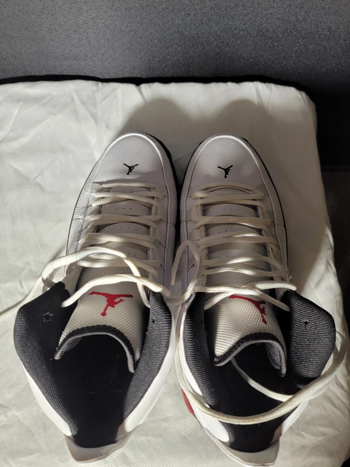 Jordan Take Flight Blanco Rojo Universitario Talla 11 - 100% Auténtico Foto 4 de 4