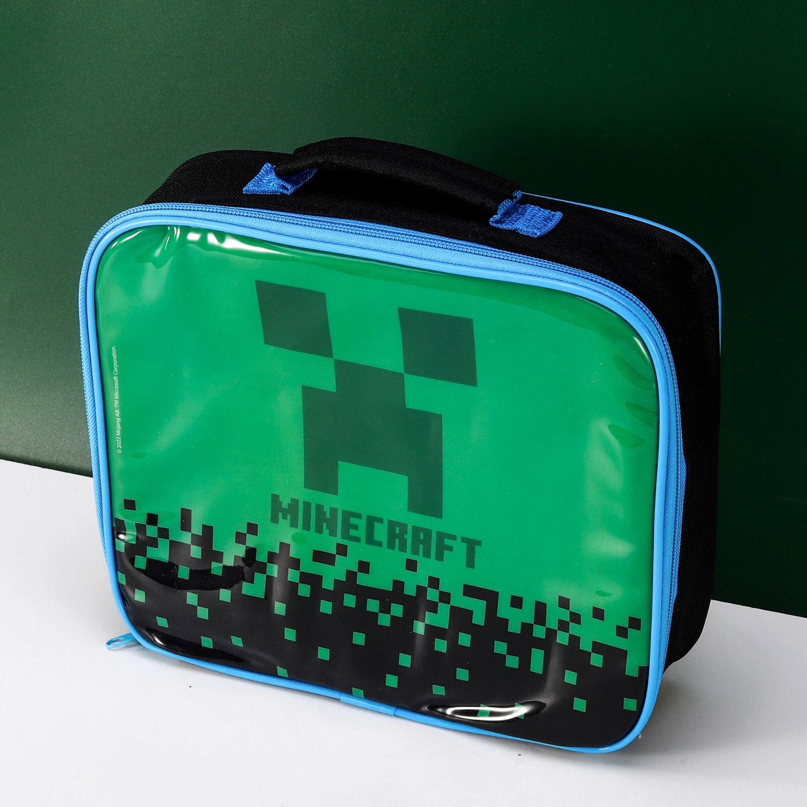 Minecraft Rectangular Insulated Lunch Bag for Kids, BPA Free