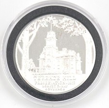 1972 Terrace Hill The Great Seal of the State of Iowa .83ozt. .999 Silver Round 48.19 per troy oz