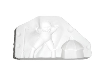 Alberta's Mold #1410 Snow Baby With Umbrella Slip Casting