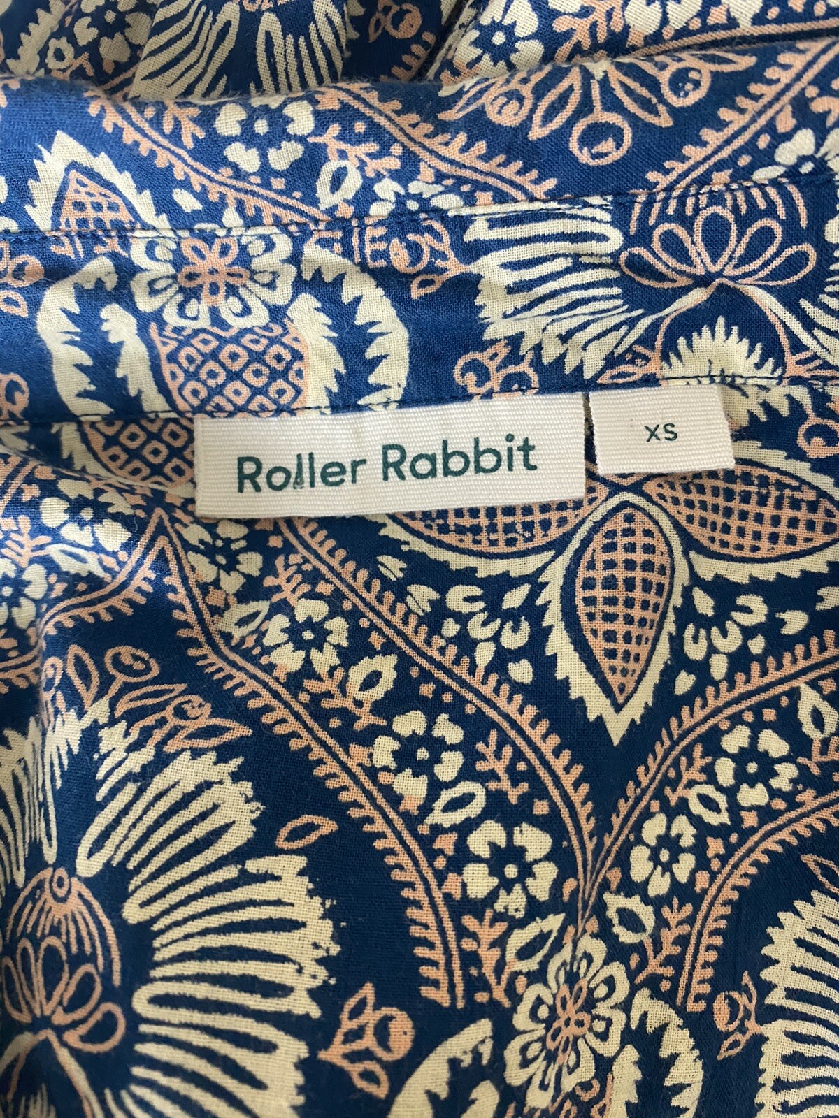 ROBERTA ROLLER RABBIT PRINTED BUTTON DOWN LONG SL… - image 5