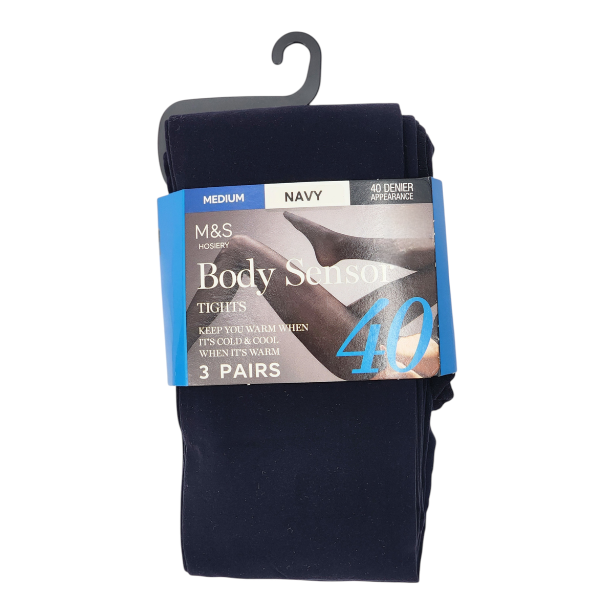 M&S Collection 3pk 40 Denier Body Sensor Tights UK