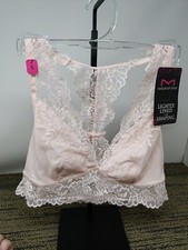 Maidenform Women's Size Small Lace-T-Back Bralette DM1126 Pink Pirouet NWT