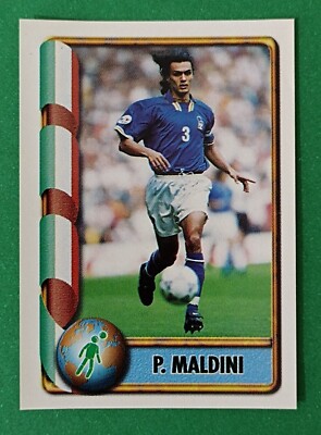 1998 Navarrete France World Cup FIFA Ax Cromo #319 PAOLO MALDINI