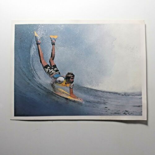 Vintage Sticker image Bodyboard Surf 1991 Size 125mm x 95mm Multi Editora Brazil - Picture 1 of 3