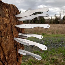 6 PC Professional Jack Ripper Throwing Knife Set 440 Stainless Steel with Sheath