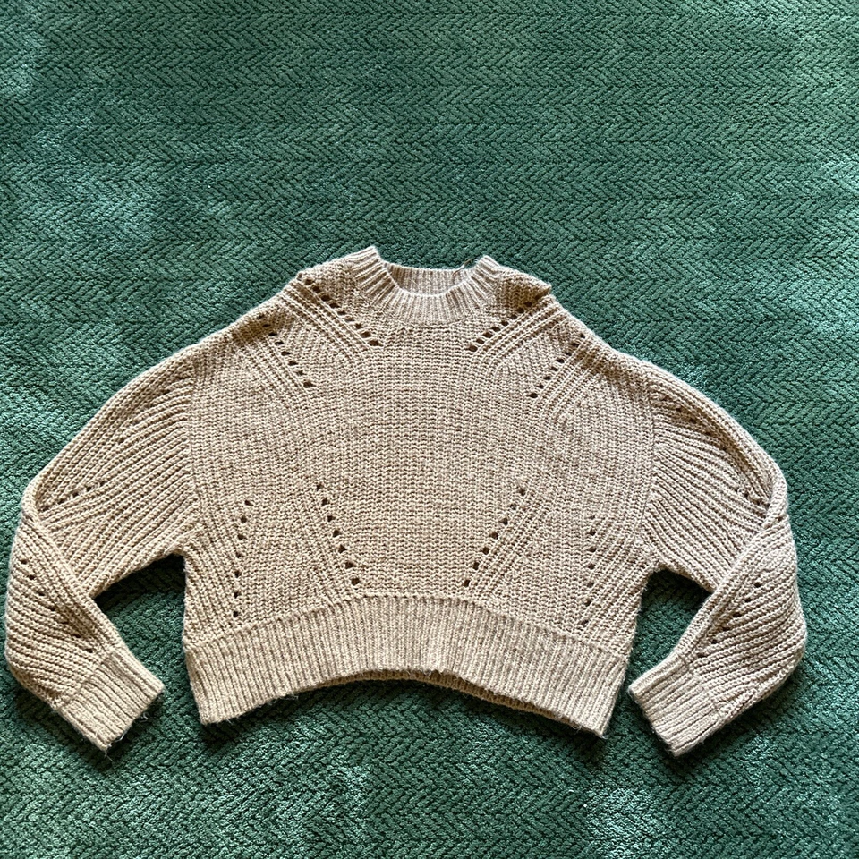 Suéter grueso beige de gran tamaño Elizabeth and James Foto 4 de 4