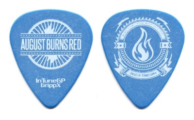 August Burns Red Lancaster Pennsylvania Blau/Weiß Tour Gitarrenplektrum