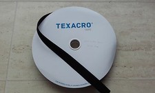 25MM 1" INCH TEXACRO� BRAND BY VELCRO COMPANIES BLACK HOOK OR LOOP METRES SEW ON