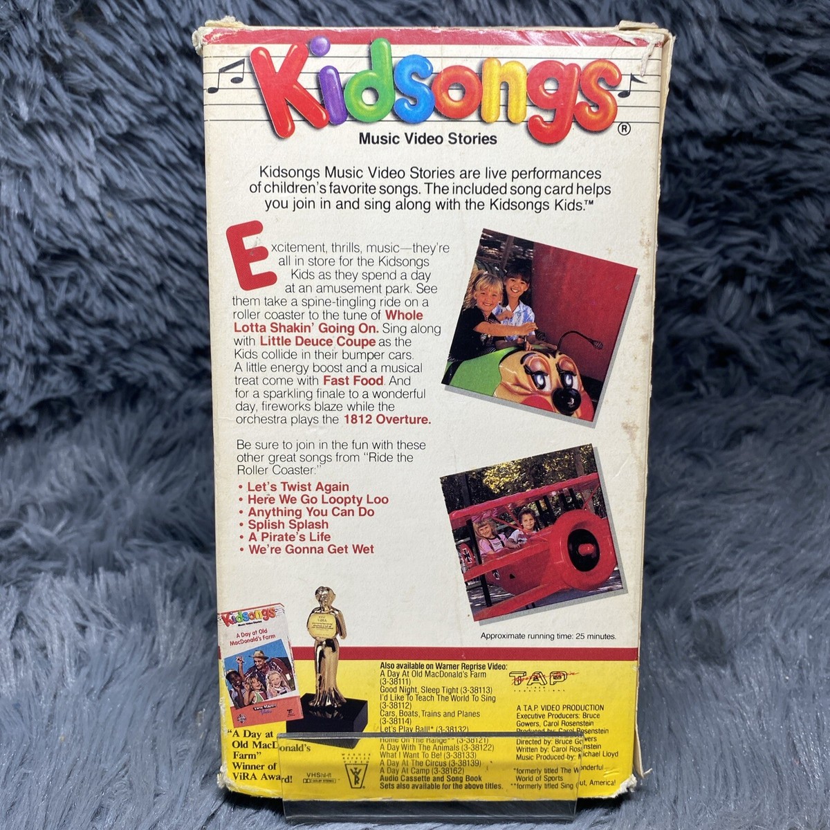 Kidsongs: Ride The Roller Coaster VHS 1990 Kids Sing Along