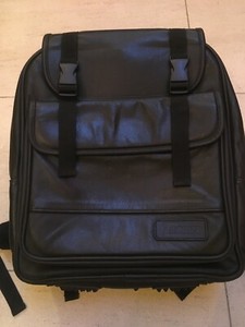 targus leather backpack