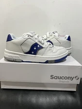 Saucony Originals Spot Bilt Sonic Low Retro White Royal New Men Shoes S70749-1