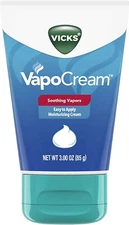 VICKS VapoCream Soothing Vapors & Moisturizing Cream Easy To Apply 3 oz