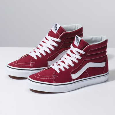 vans sk8 hi rumba red