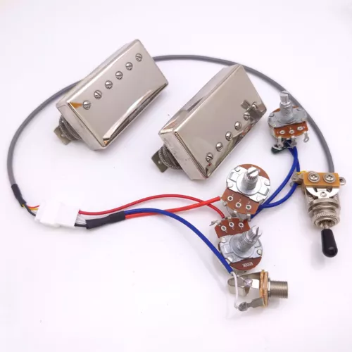 498R 498T Guitar Humbucker Pickups 2C with 2V1T Wiring Harness for Gibson Guitar