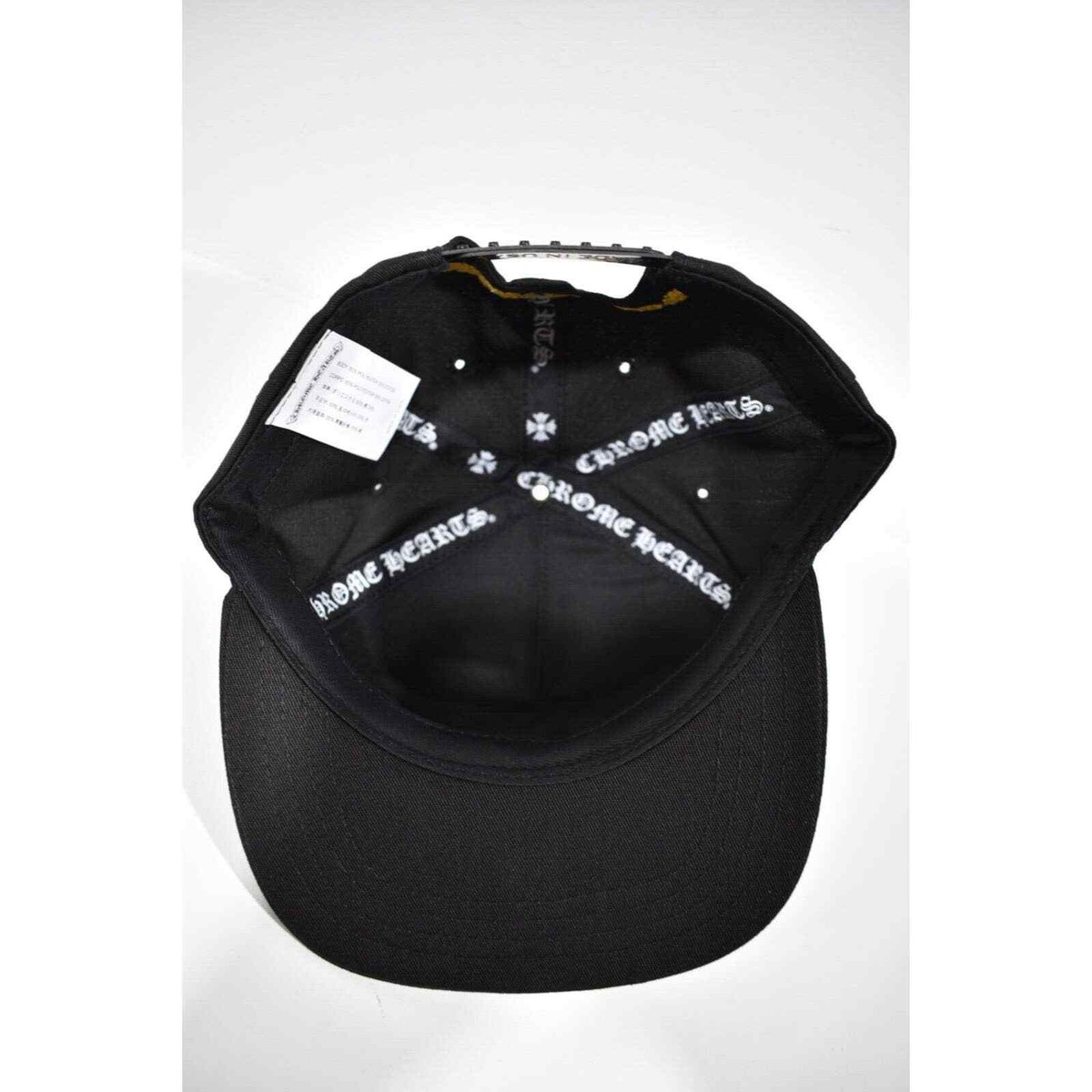 Chrome Hearts CH Logo Trucker Black Yellow Baseball Cap Chrome Hearts CH Logo Trucker Black Yellow Baseball Cap