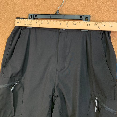 Reel Life Mens Fishing Water Shorts Size Small Mesh Liner Pockets Black Trunks - Picture 3 of 12