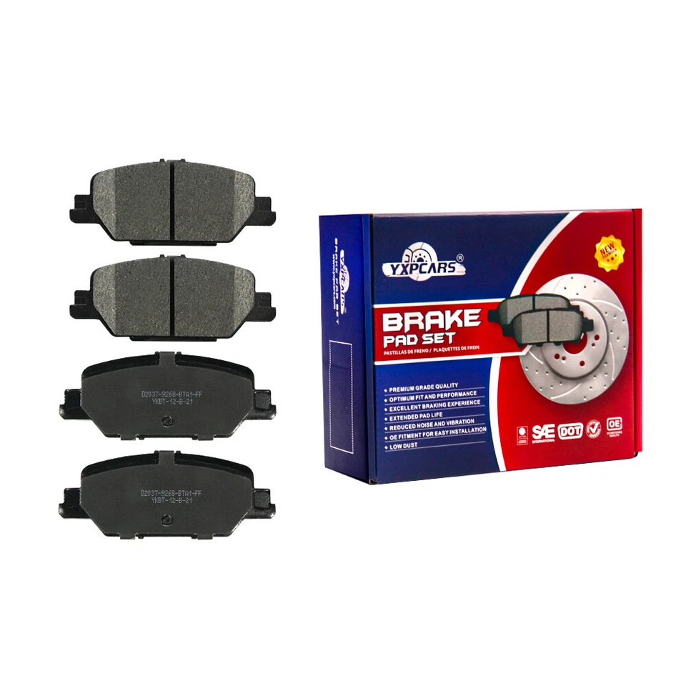 Front Rear Disc Brake Rotors And Ceramic Pad For 2017-2022 Honda CR-V GAS engine - Image 3 of 4