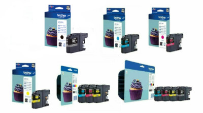 Brother Original LC123 Tintenpatronen für DCP-J4110DW DCP-J132W DCP-J152W Set