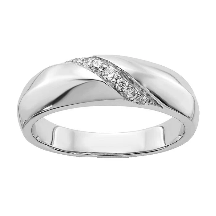 Anillos De Oro Blanco de cóctel para hombres