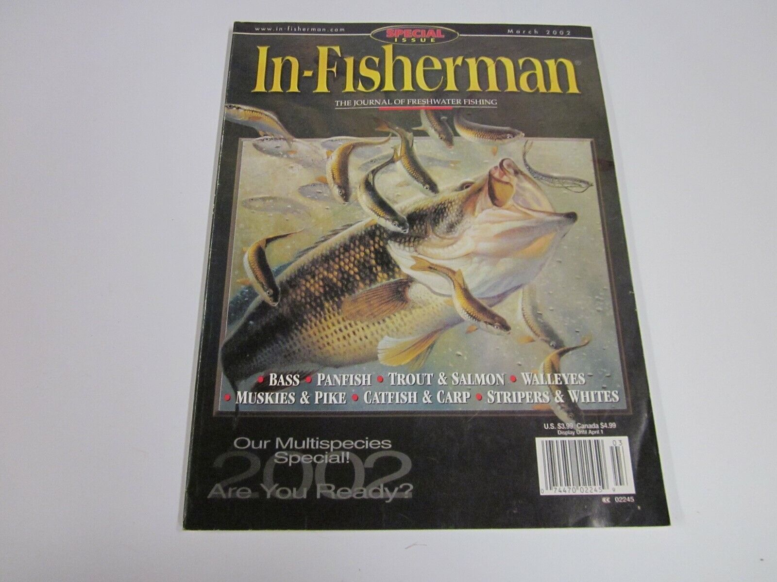 Magazines Fishing 2002 2012 2015 In-Fisherman Field Stream Fishing Facts