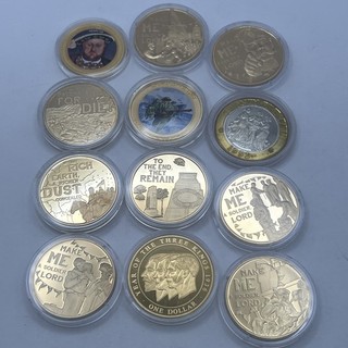 12 Various Crowns Elizabeth II D Day To Victory Henry VIII
