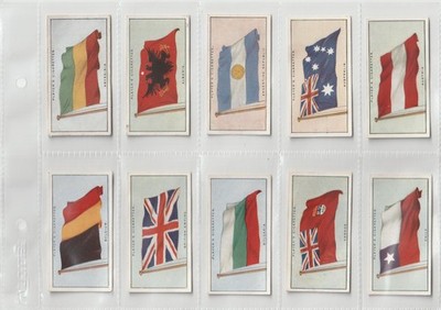 1928 JOHN PLAYER & SONS - FLAGS OF THE LEAGUE OF NATIONS (SET OF 50 CARDS) 