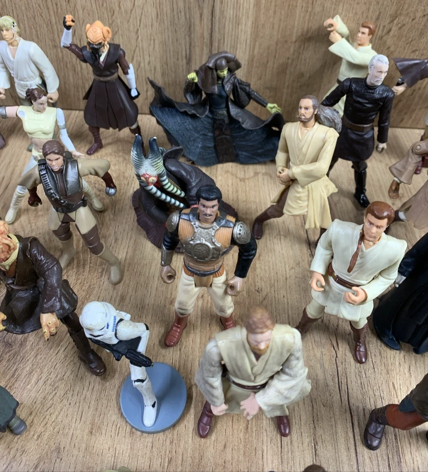 Star Wars Loose Action Figure 55 Figures 1990s & 2000s Kenner Toy Lot Kenner Lfd - Image 4 of 4