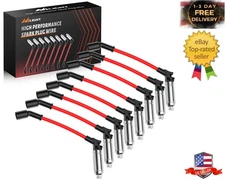 10.2mm Spark Plug Ignition Wire Set for Chevy GMC V8 Silverado Sierra Yukon