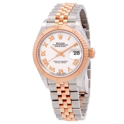 Rolex Datejust Automatic Chronometer White Dial Ladies Watch 279171WRJ