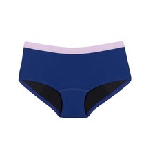 Thinx BTWN Teen Period Underwear - Shorty Panties Blue, 13/14 - Super