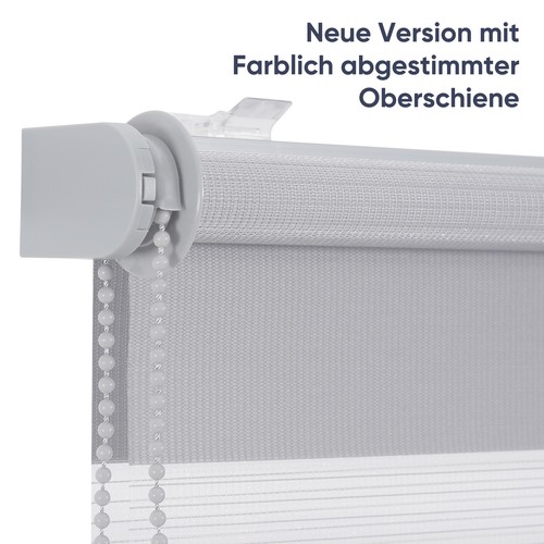 Doppelrollo Duo Rollo Klemmfix ohne Bohren blickdicht Fensterrollo Zebrarollo - Zdjęcie 7 z 77