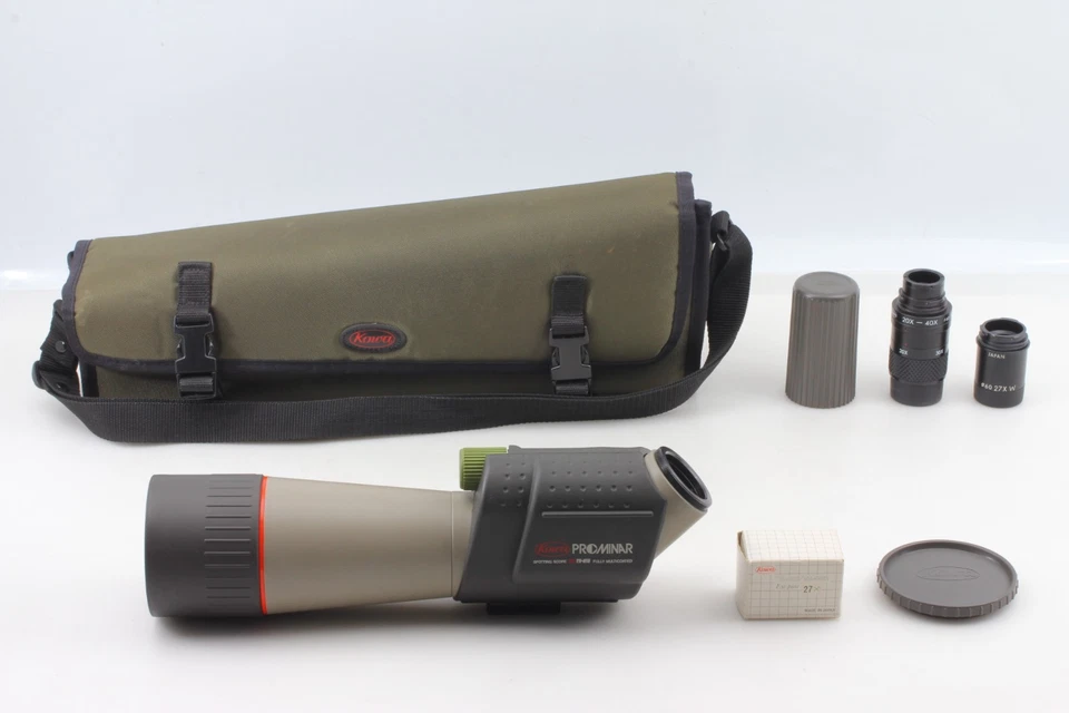 [N MINT ] Kowa TS-613 ED Angled Spotting Scope + 27x Wide & 20-40x Zoom Eyepiece - Image 2 of 4